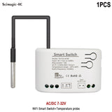 Smart Temperature & Humidity Wifi Switch – Voice Controlled, App-Enabled, Alexa & Google Home Compatible
