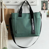 Bolso de mano informal de nailon para mujer: bolso de hombro elegante y duradero
