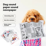 Crinkle Paper Dog Toys – Bite-Resistant Plush with Sound Paper for Mental Stimulation