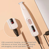 Rechargeable Pet Nail Grinder with LED Light - Quiet Paw Trimmer for Dogs & Cats