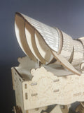 3D Wooden Whale Music Box Puzzle - Handcrafted DIY Model Kit