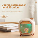 Humidificador ultrasónico con forma de muñeca adorable: difusor de aroma y pulverizador con boquilla doble