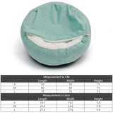 Orthopedic Dog Bed with Hooded Blanket – Warm, Waterproof & Machine Washable