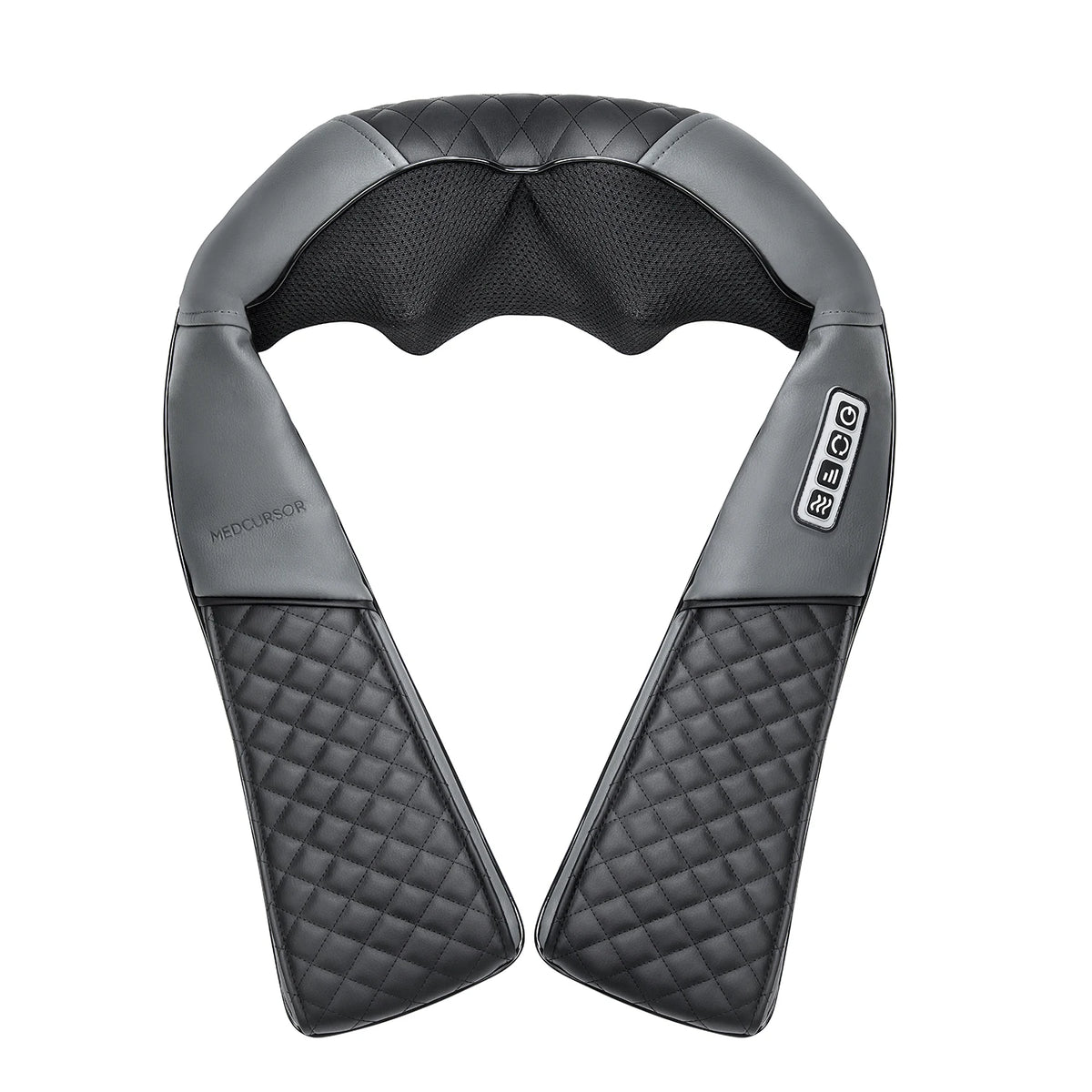 Heated Shiatsu Neck and Shoulder Massager – Deep Tissue Kneading with 3-Speed Settings