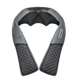 Heated Shiatsu Neck and Shoulder Massager – Deep Tissue Kneading with 3-Speed Settings