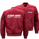 Men's Can-Am Spyder MA-1 Bomber Jacket – Thick Motorcycle Windbreaker