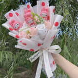 Hello Kitty Plush Bouquet - Sanrio Flower Doll Gift Set (35cm)