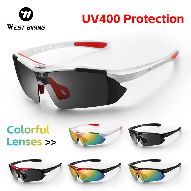 High-Performance Cycling Sunglasses – UV400 Protection & Lightweight Comfort
