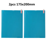 2/4/8 piezas de película para espejo retrovisor impermeable y antivaho: ¡manténgase seguro en climas lluviosos!