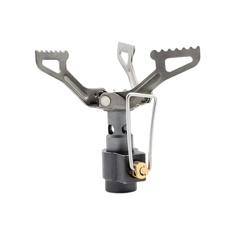 Ultralight Titanium Camping Stove – 26g Portable Gas Burner for Outdoor Adventures