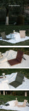 Portable Outdoor Backrest Cushion – Comfortable Breathable Chair Support with Storage Bag