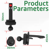 Universal Car Phone Holder Base – 17MM Ball Head for Air Vent Mount