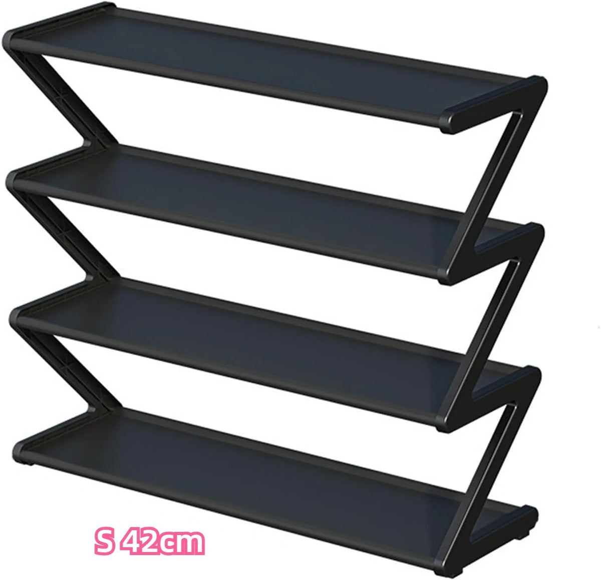 Maximize Your Space with This Sleek, Free-Standing 4-Tier Shoe Rack
