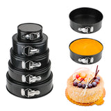 Professional Round Cake Pan with Removable Bottom – Carbon Steel Non-Stick Bakeware