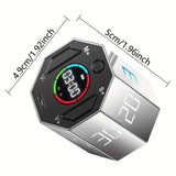 Modern LCD Digital Timer – Visual Cube Timer for Cooking, Study, Work, and Fitness