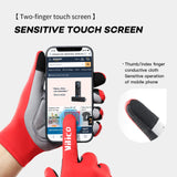 Cycling Gloves with Touchscreen - Breathable & Gel-Padded for Road & MTB Riding