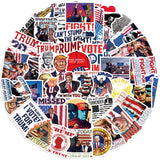 Donald Trump Cartoon Stickers - 10/30/50pcs Waterproof Decals for Laptop, Motorcycle & More