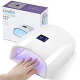 Portable 66W Rechargeable UV LED Nail Lamp – Professional Nail Dryer for Gel Polish with 33 LED Beads