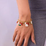 Trendy Link Chain Bracelet for Women – Adjustable Geometric Design, Fashion Metal Jewelry