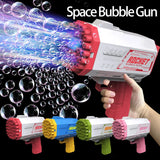 40-Hole Bubble Gun for Kids - Automatic Bubble Blower for Outdoor Play & Parties