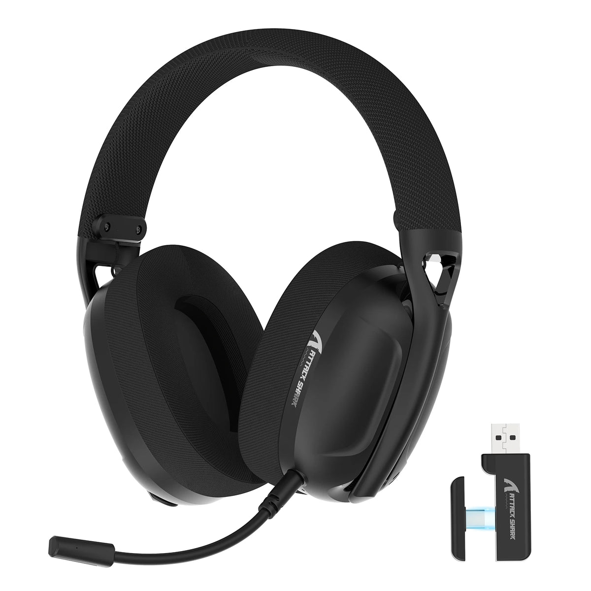 Wireless Gaming Headset with 2.4GHz, Bluetooth, and Wired Connectivity, 40mm Drivers, Noise-Canceling Mic & 50H Battery Life