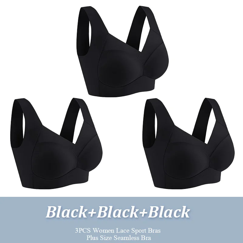 Seamless Push-Up Bra for Women – Wire-Free Lace Support for Everyday Wear