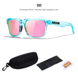 KDEAM Polarized Sunglasses – Trendy UV400 Square Frame Eyewear for Men & Women