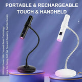 Portable USB Rechargeable UV Nail Lamp - Handheld Gel Polish Dryer for Quick Manicures