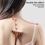 Natural Sandalwood Scalp & Body Massage Comb with Anti-Tangle Design
