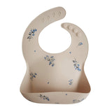 Babero de silicona con dibujos animados para bebés: babero de alimentación suave, impermeable y ajustable para niños pequeños (1 a 3 años)