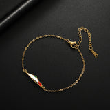 Trendy Stainless Steel Peace Symbol Bracelet – Unisex Chain & Link Bracelet in Silver, Gold, and Black