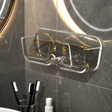 Vitrina para gafas de pared: caja para guardar gafas de sol con diseño perforado para organizar el hogar