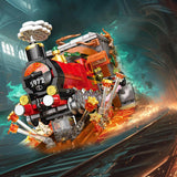 Magic Train Building Blocks Set – 889PCS Classic Movie Train Model for DIY Desktop Decoration & Kids