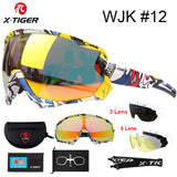 X-TIGER Cycling Sunglasses – Lightweight, UV Protection, Multi-Lens Sports Eyewear for Men & Women