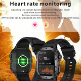 Reloj inteligente atrevido y elegante con seguimiento avanzado de la salud 