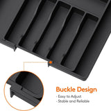 Organizador de cajones expandible para cubiertos: bandeja ajustable para utensilios de cocina