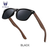 Natural Wooden Polarized Sunglasses for Men – Stylish UV Protection with TR90 Frames