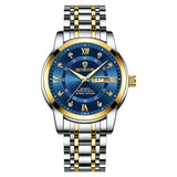 Men’s Stainless Steel Quartz Wristwatch with Waterproof Chronograph