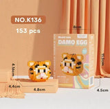 Disney Stitch & Sanrio Building Blocks Set - Cute Character Model Kit for Kids