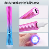 Portable UV LED Nail Lamp for Gel Polish – Rechargeable Mini Nail Dryer for Fast Curing