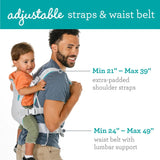 4-in-1 Ergonomic Baby Carrier with Lumbar Support