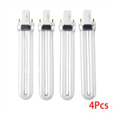 UV Nail Lamp Replacement Bulbs – 9W UV Light Tubes for Gel Nail Dryers (365nm)