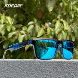 KDEAM Unisex Polarized Square Sunglasses – UV400 Anti-Blue Light Eyewear for Driving, Fishing & Computer Use