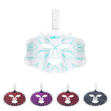 4-Color LED Silicone Face & Neck Mask for Anti-Aging, Acne Treatment, and Skin Rejuvenation – Infrared Therapy Included