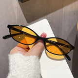 2024 Small Oval Sunglasses for Men & Women – UV400 Protection, Trendy & Lightweight