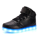 LED Light Up Sneakers – Glow in the Dark Shoes for Kids & Adults (Unisex, Rechargeable)
