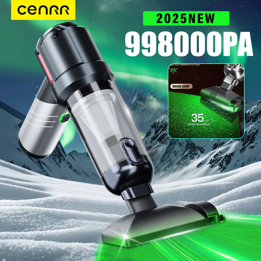 CENRR Aspiradora de coche Mini 998000PA Potente aspiradora portátil inalámbrica para electrodomésticos Soplador de mano Limpiador de coche