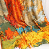 Chic Polyester Scarf & Shawl for Women – Stylish Beach Accessory in 3 Colors