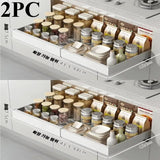 Estante de almacenamiento de cocina extensible y escalable: organizador ajustable y que ahorra espacio