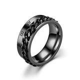 Demon Eye Spinner Ring - Stainless Steel Anxiety Relief Fidget Ring for Men & Women